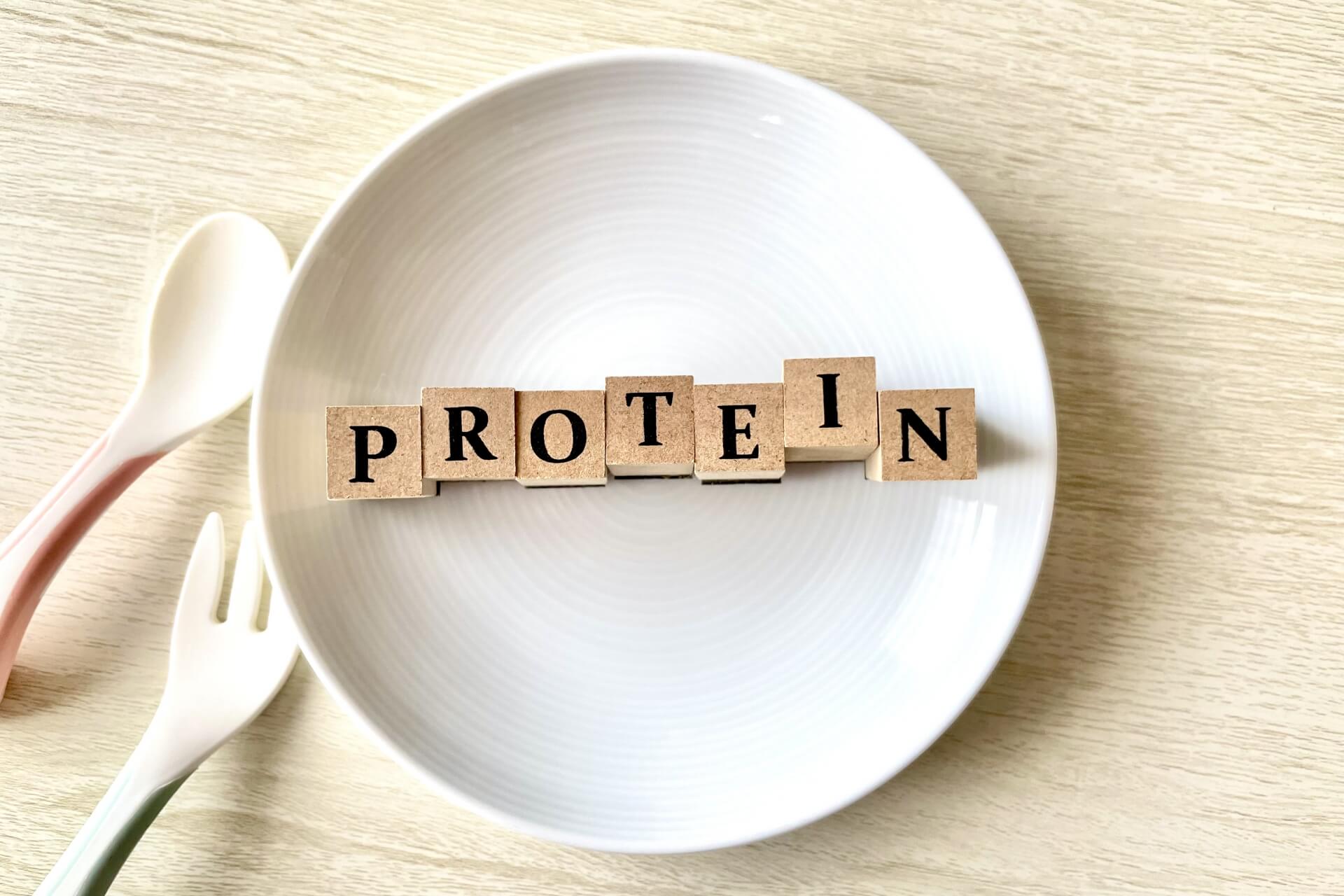 盤子裡的蛋白質