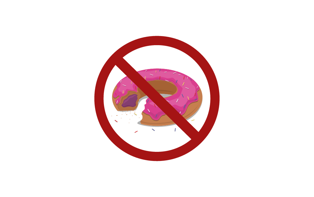 無甜甜圈標誌