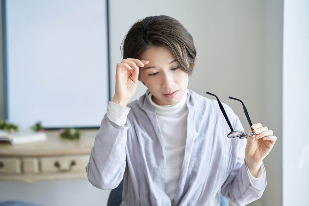 中年女性感覺很累