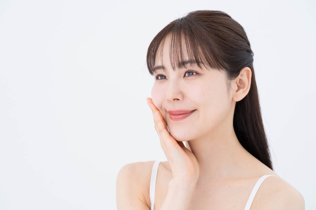 美麗的皮膚美女形象