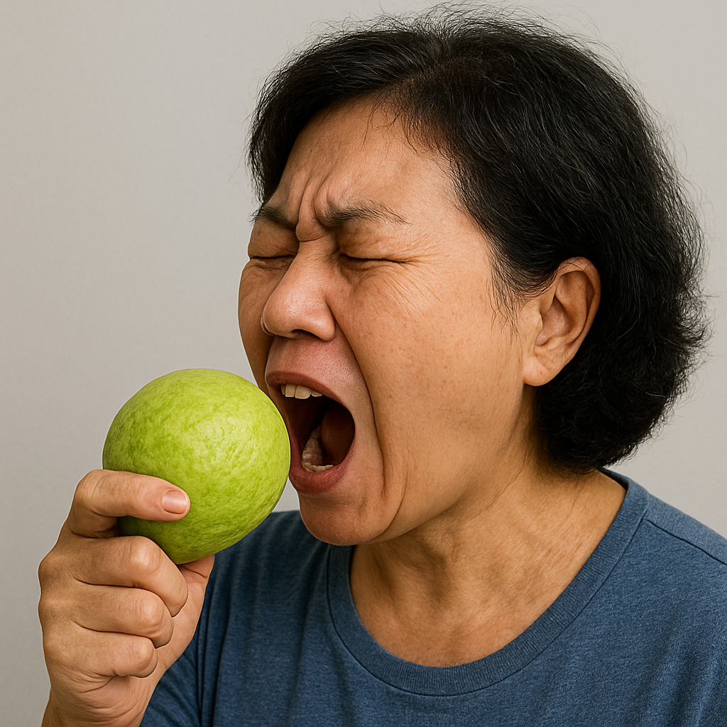 避免食用過硬食物或過度張大嘴巴，咀嚼時應保持左右均衡，降低顳顎關節障礙發生機率。