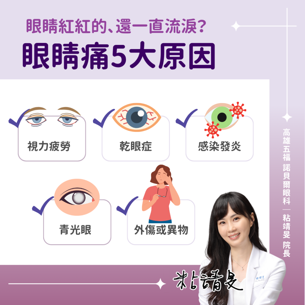 眼睛痛五大原因