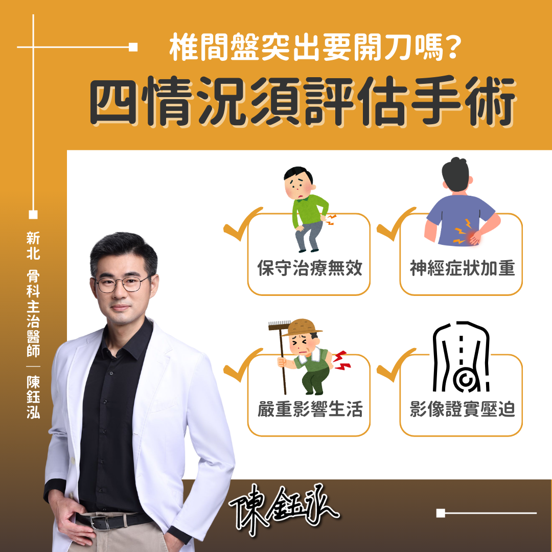 椎間排手術評估情況 [b]