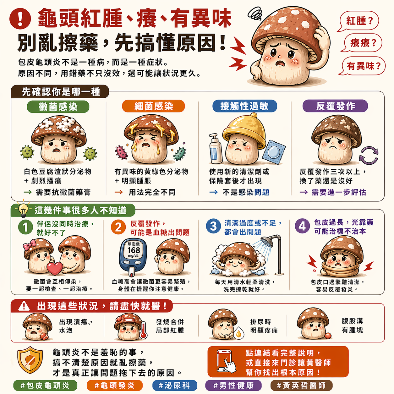 龜頭發炎反覆發作先解決根本原因
